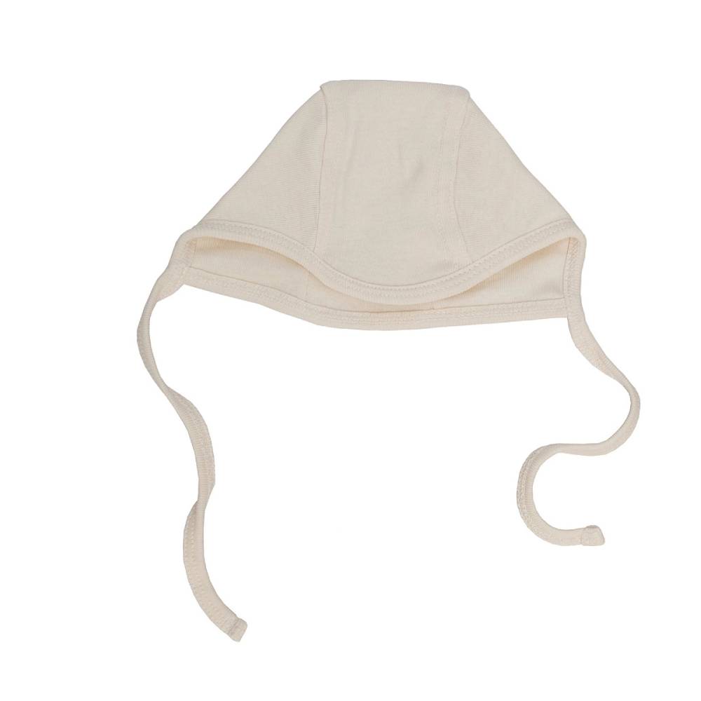 Lunilou - Kapica bonnet na vezanje, Off White, vel. 50