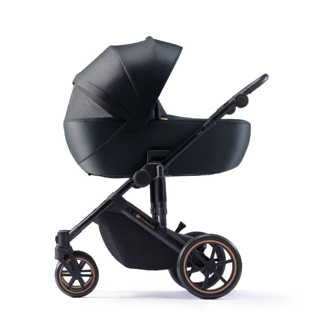 Kinderkraft dječja kolica PRIME 2 MINK PRO 3u1, Venezian Black