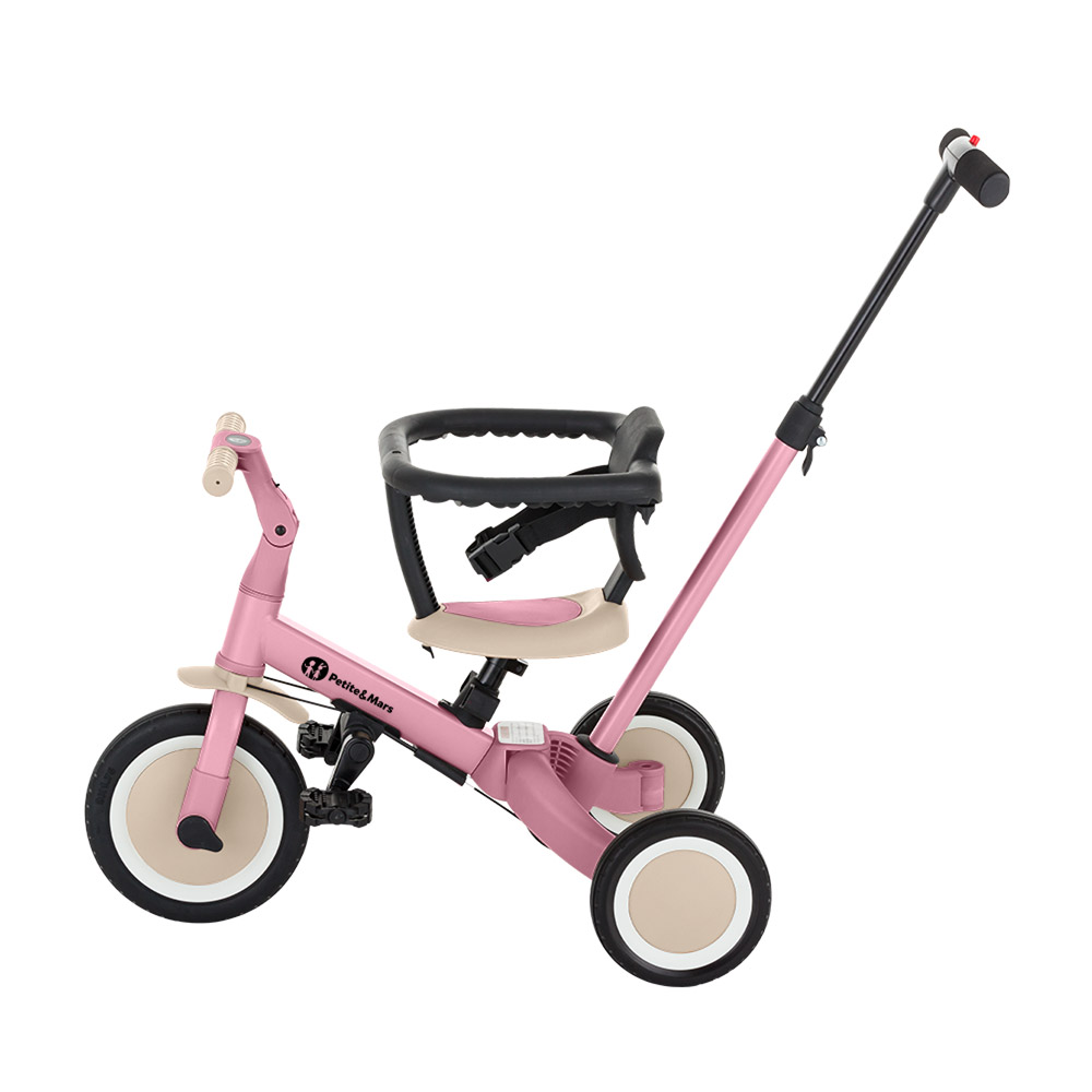 PETITE&MARS Tricikl Turbo 5 u 1, Marshmallow Pink