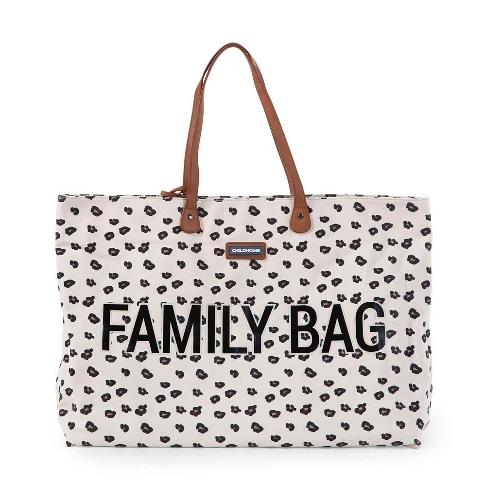 Childhome Torba Family bag, Canvas leopard